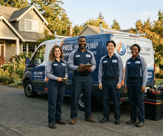 Heat Pump Installation company in Hye, TX